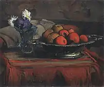 Nature morte avec plat en argent et fruits (vers 1907), galerie d'art de Lviv.