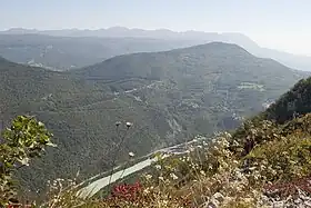 Vue depuis le mont Saint-Valentin.