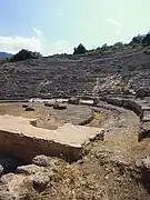 Vue depuis l'angle nord de la scène.