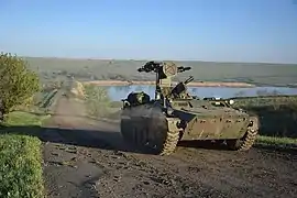 Utilisant un 9K35 Strela-10.