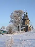 Chapelle Saint-Georges en hiver.