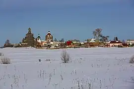 Vue du hameau en hiver 2017.