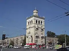 Immeuble d'angle avec la Perspective de la Cathédrale (Zaporijjia) classé
