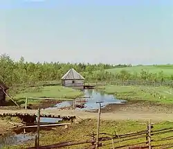 Photo de la source de la Volga, 1910, par Sergueï Prokoudine-Gorski