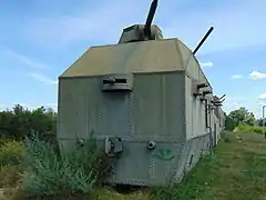 un train blindé, classé,