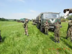 En mai 2015 camion KamAZ et canon de 152 mm 2A65.