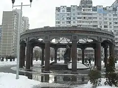 Mémorial au désastre de Tchernobyl.