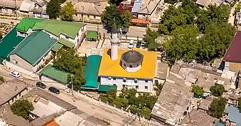 La mosquée vue du ciel