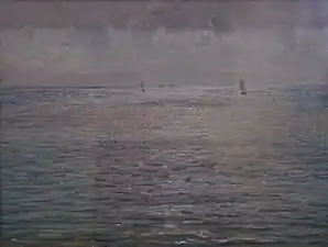 Paysage marin. 1906.Musée d'art de Sotchi.