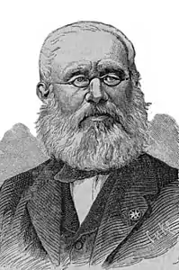 Alexandre Petrov, gravure de Lavrenti Seriakov d'après un dessin de Piotr Borel&nbsp;(ru).