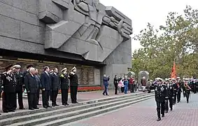 Mémorial à la Grande guerre patriotique avec Iouri Ilïne en 2013.