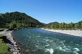 Le Tcharych à Korgon.