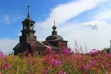 Monastère de Syria, église de bois Saint-Nicolas (1867)