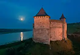 Citadelle de Hotin, aujourd'hui en Ukraine.