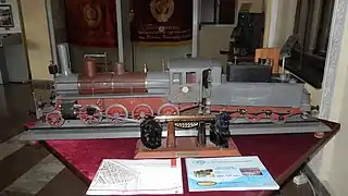 Maquette de locomotive.