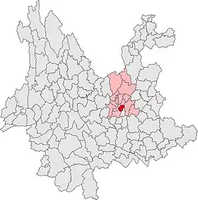 Localisation de Chénggòng Xiàn