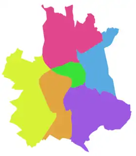 Localisation de Secteurs de Toulouse