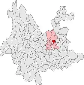 Localisation de Sōngmíng Xiàn