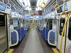 Sièges longitudinaux