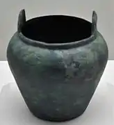 Pot en bronze trouvé dans la tombe 47 de Daeseong-dong