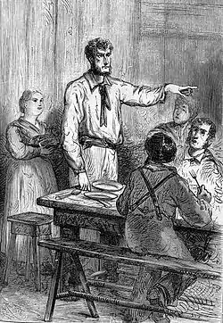 Tom Ayrton par Édouard Riou dans Les Enfants du capitaine Grant