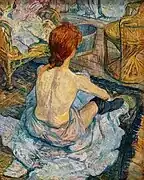 Rousse (La Toilette) (1889), huile sur toile (45&nbsp;×&nbsp;54&nbsp;cm), musée d'Orsay.