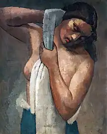 Jeune fille se lavant (1920 - 1926) Musée national d'Art de Catalogne