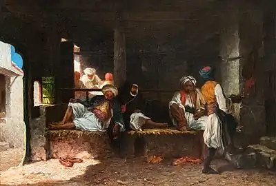 Café à Constantine - Musée des Beaux-Arts de Narbonne