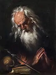 Saint Antoine en prière, Anonyme, XVIIe&nbsp;siècle