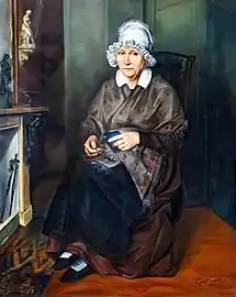 Mme&nbsp;Durand, mère du peintre (1842).