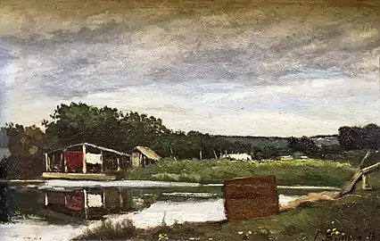 Port-Marly ou Petit étang (1872), musée d'Orsay.