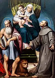 Sainte Anne avec la Vierge enfant - Galeries de l'Académie de Venise