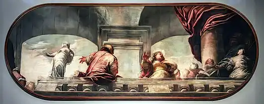 Sainte Catherine refuse d'adorer les idoles Galeries de l'Académie de Venise