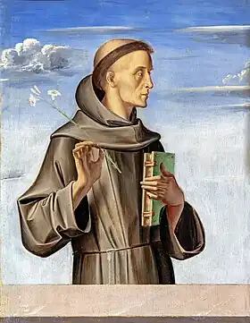 Portrait de Saint Antoine de Padoue, (1480), Musée Correr Venise.