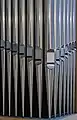 Tuyaux de l'orgue de la cathédrale Notre-Dame-de-l'Assomption-et-Saint-Étienne de Spire. Décembre 2014.