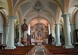 Intérieur de l'église.