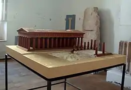 Temple d'Athéna et Artémision incomplètement reconnu (maquette)