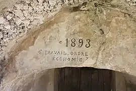 «&nbsp;1893&nbsp;» «&nbsp;Travail Ordre Économie.&nbsp;»