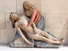 Piétà du XVe&nbsp;siècle.