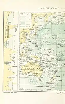 Carte italienne de 1898