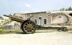 Canon de 105&nbsp;mm Schneider (fort de la Pompelle).