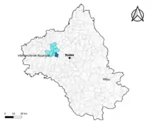 Mayran dans l'intercommunalité en 2020.