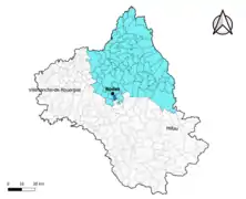 Le Monastère dans l'arrondissement de Rodez en 2020.
