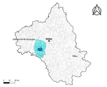 Quins dans le canton de Ceor-Ségala en 2020.