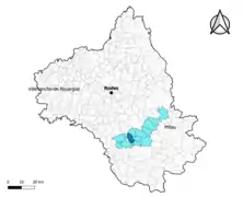 Le Truel dans l'intercommunalité en 2020.