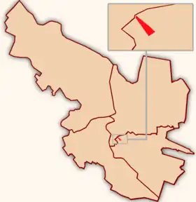 Localisation de 130e quartier d'Irkoutsk