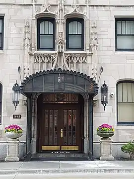 Entrée du no&nbsp;1448.