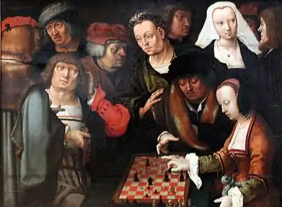 La Partie d'échecs  1508 (Lucas van Leyden).