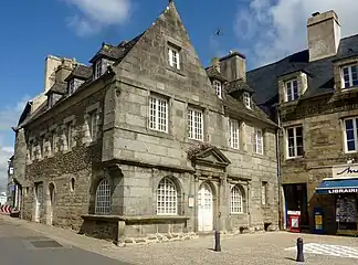 Lesneven : maison de commerce du XVIIe&nbsp;siècle.