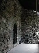 Saint-Cyr de Colera, partie du cloître du Xe&nbsp;siècle.